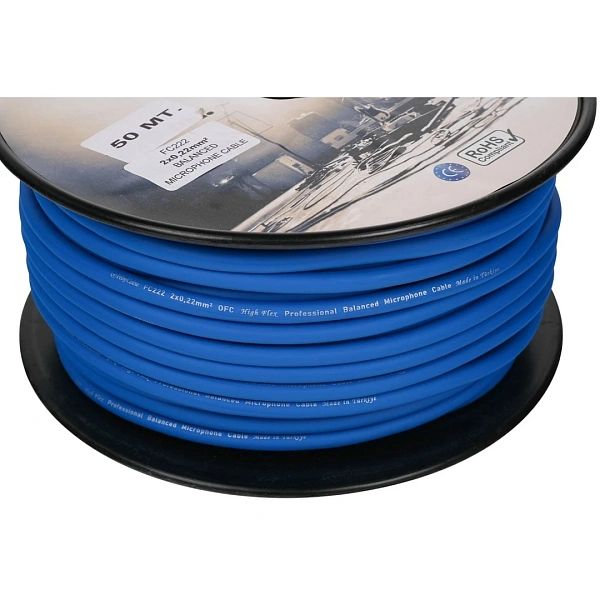 Микрофонный кабель Feby Cable FC222BL-50