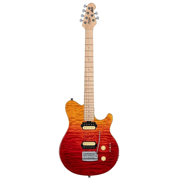 Электрогитара Sterling by MusicMan Axis AX3QM Quilted Maple Spectrum Red