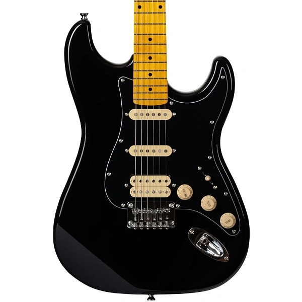 Электрогитара Rockdale Stars Classic HSS Maple Black