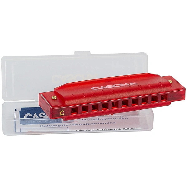 Губная гармошка Cascha HH 2273 Fun Blues C Red