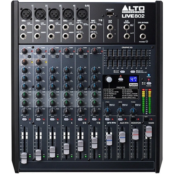 Микшерный пульт Alto Live 802