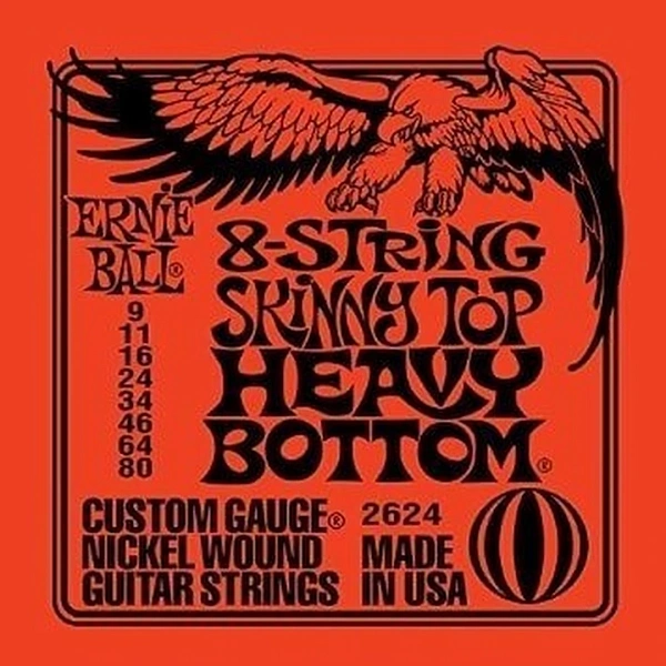 Струны для электрогитары Ernie Ball 2624 9-80 8-String