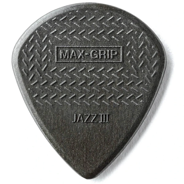 Медиатор Dunlop 471R3C Carbon Max-Grip Jazz III