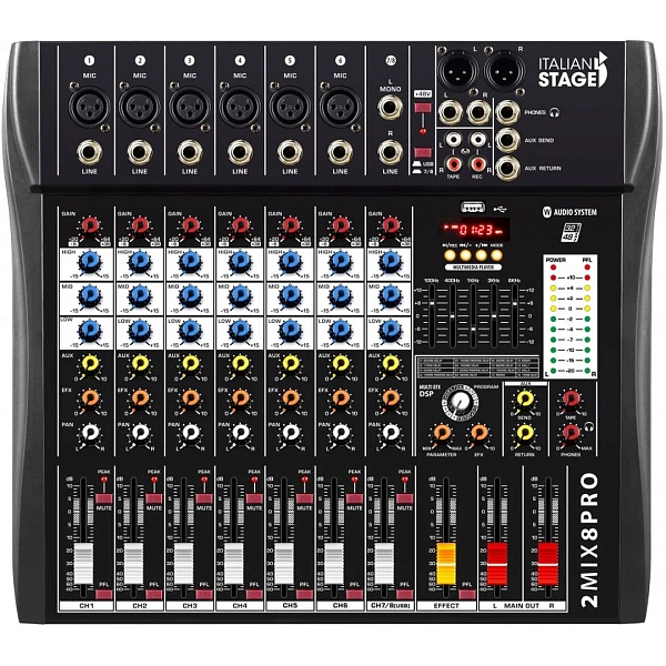 Микшерный пульт Italian Stage IS 2MIX8PRO