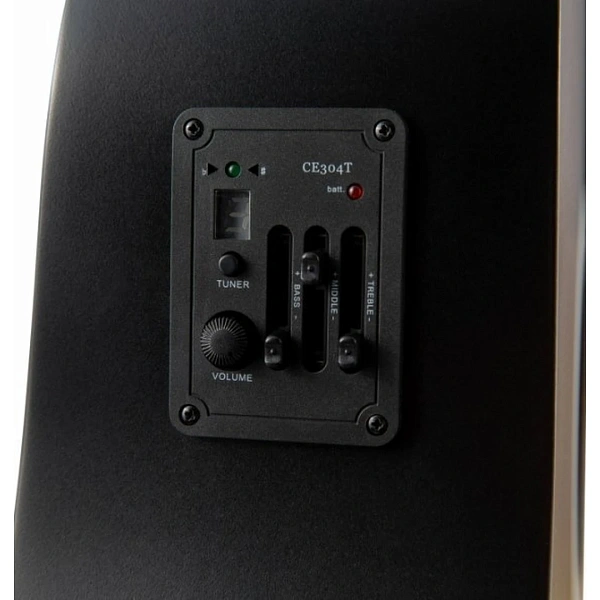 Электроакустическая гитара Jet JDE-255 BKS