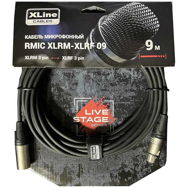 Микрофонный кабель Xline RMIC XLRM-XLRF 09