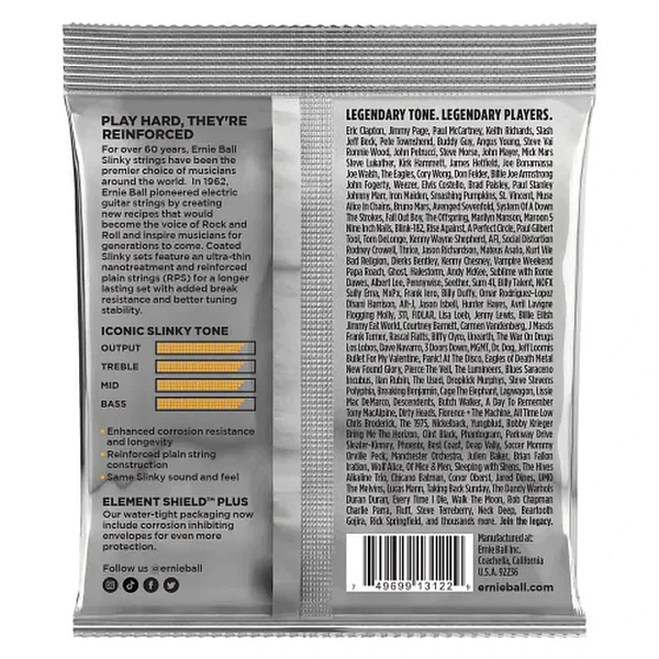 Струны для электрогитары Ernie Ball 3122 9-46