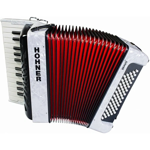 Аккордеон Hohner Bravo II 60 White