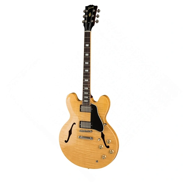 Полуакустическая гитара Gibson ES-335 Figured 2019 Dark Natural