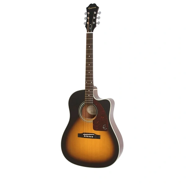 Электроакустическая гитара Epiphone J-15 EC Deluxe Vintage Sunburst