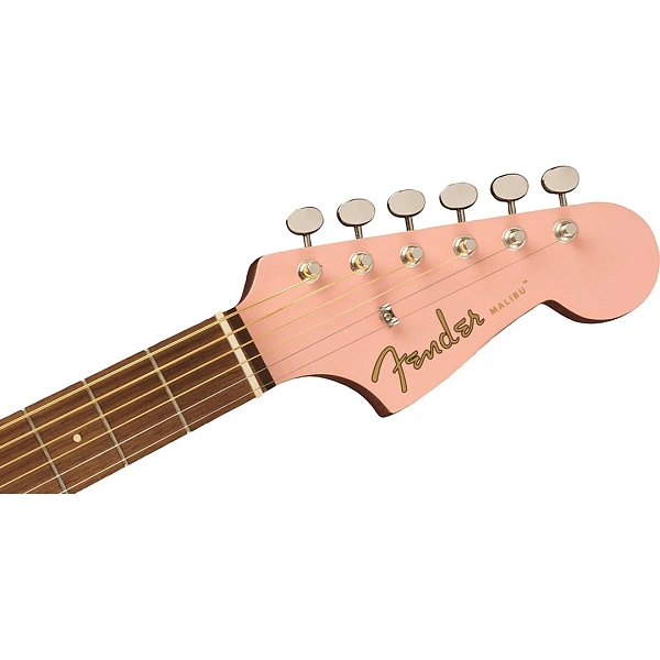 Электроакустическая гитара Fender Malibu Player Limited Edition Shell Pink