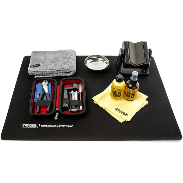 Набор для ухода за гитарой Dunlop DGT301 System 65 String Change Tech Kit