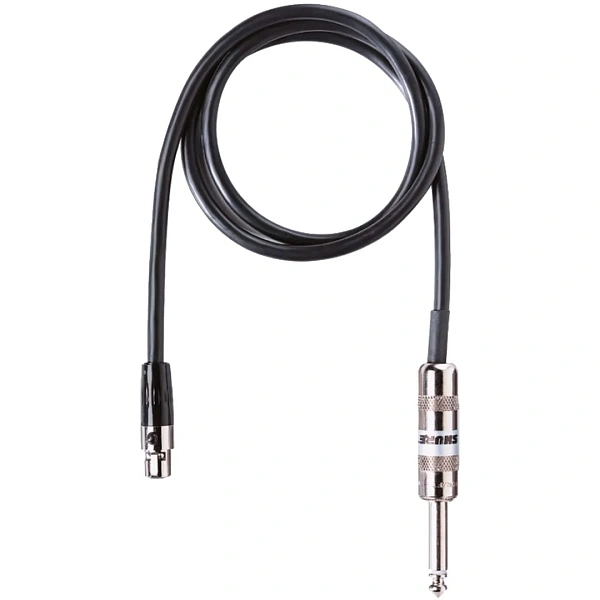 Инструментальный кабель для поясных передатчиков Shure WA302