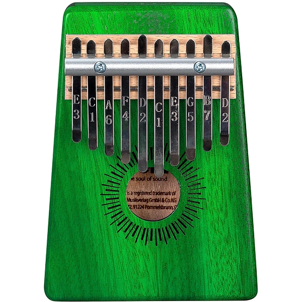 Калимба Sela SE 243 Mahogany 10 Green
