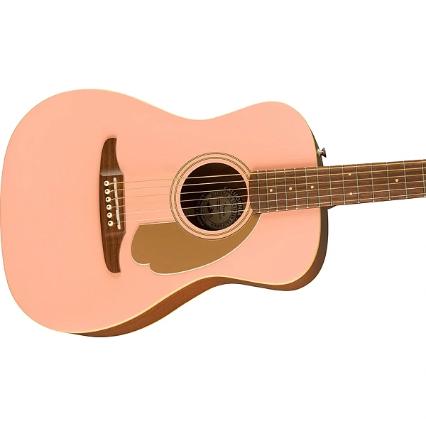 Электроакустическая гитара Fender Malibu Player Limited Edition Shell Pink
