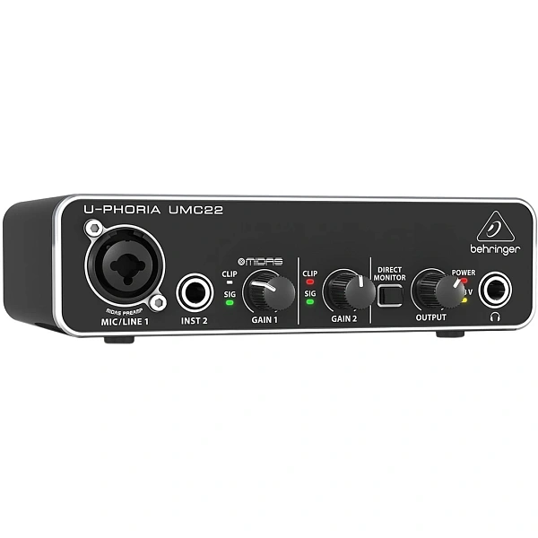 Аудиоинтерфейс Behringer UMC22