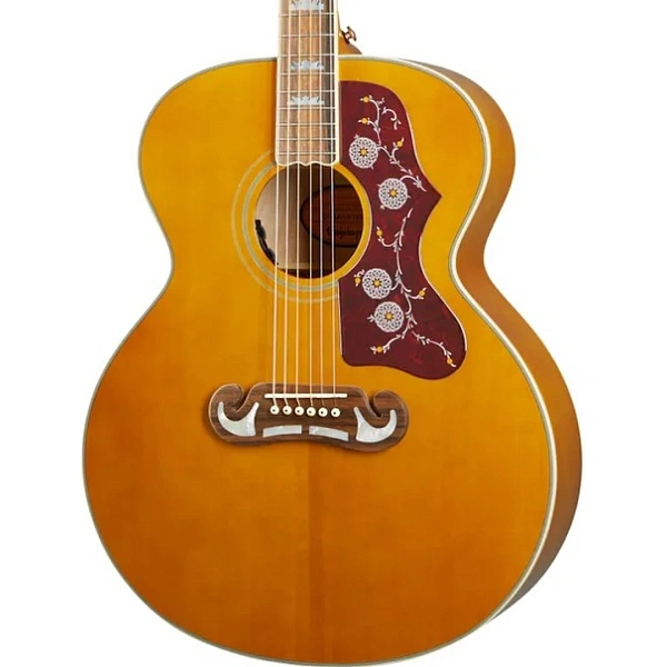 Электроакустическая гитара Epiphone J-200 Aged Antique Natural