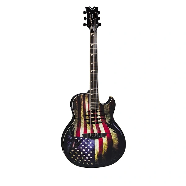 Электроакустическая гитара Dean Mako Dave Mustaine A/E USA Flag
