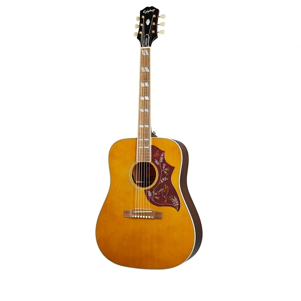 Электроакустическая гитара Epiphone Hummingbird Aged Antique Natural