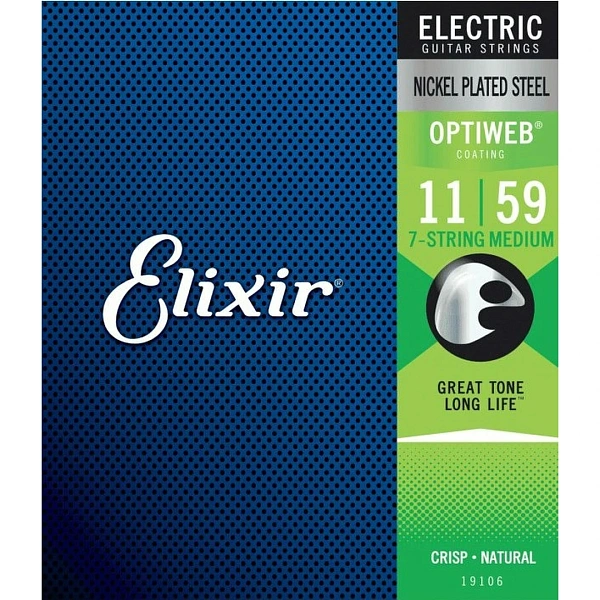 Струны для электрогитары Elixir 19106 11-59 7-String