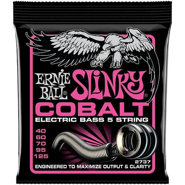 Струны для бас-гитары Ernie Ball 2737 40-125