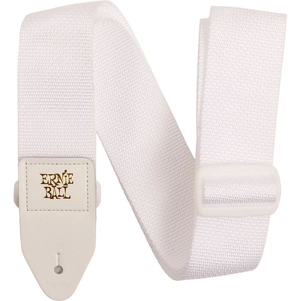 Ремень для гитары Ernie Ball Polypro White &amp; White P05350