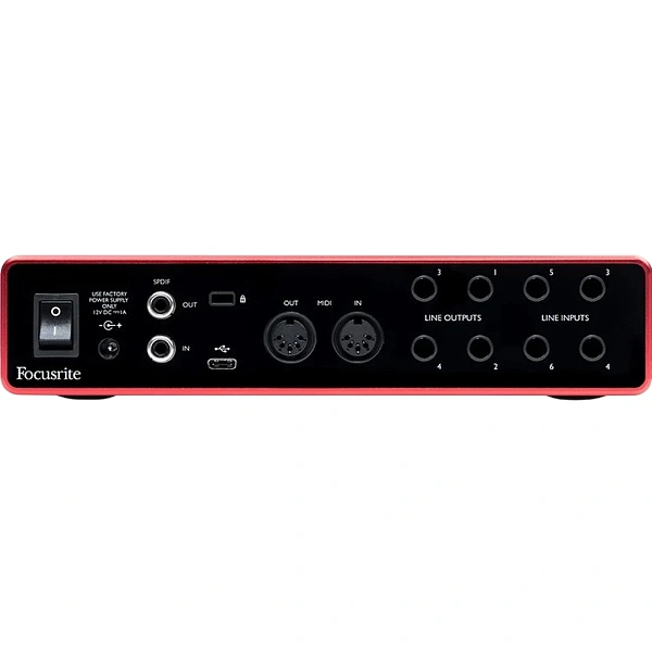 Аудиоинтерфейс Focusrite Scarlett 8i6 3rd gen