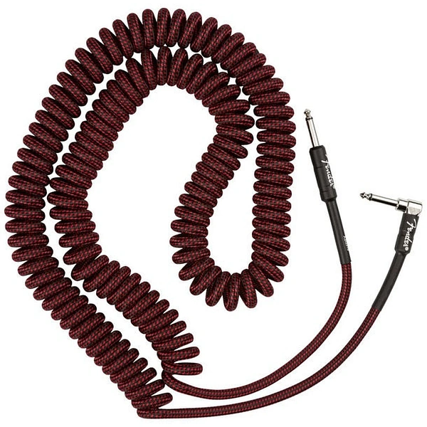 Инструментальный кабель Fender 30″ Professional Series Coil Cable Red Tweed