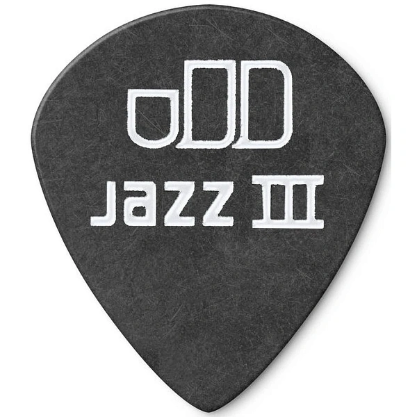 Медиатор Dunlop 482R.60 Tortex Pitch Black Jazz III 0.60