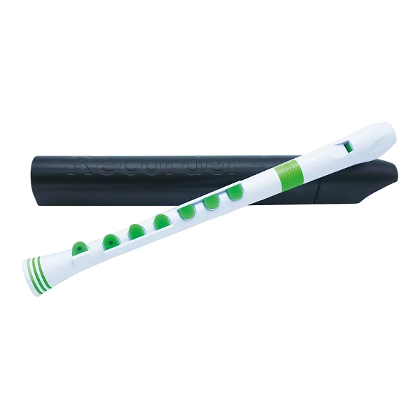 Блокфлейта Nuvo Recorder Plus German White/Green
