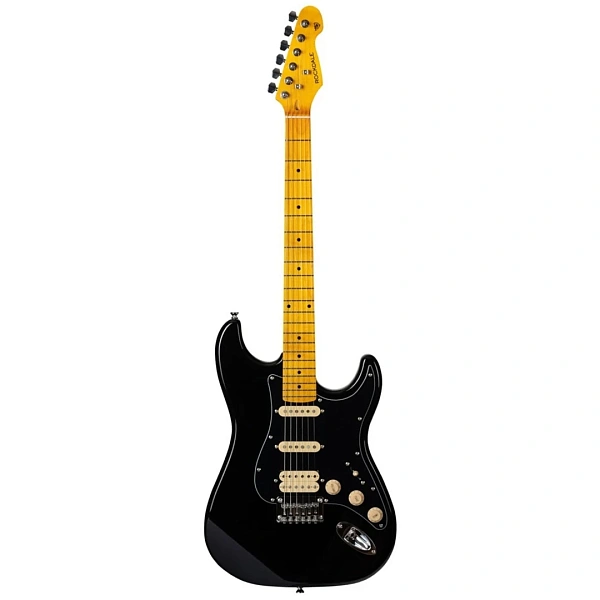 Электрогитара Rockdale Stars Classic HSS Maple Black