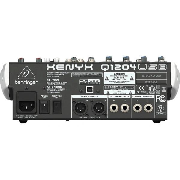 Микшерный пульт Behringer Q1204USB