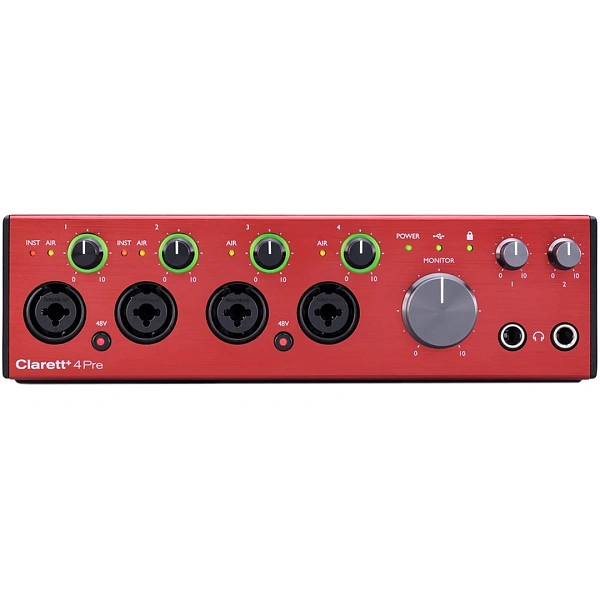 Аудиоинтерфейс Focusrite Clarett+ 4Pre