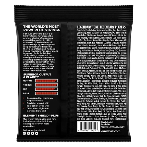 Струны для бас-гитары Ernie Ball 2739 32-130