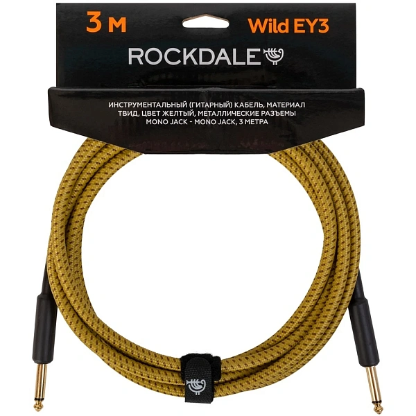 Инструментальный кабель Rockdale Wild EY3