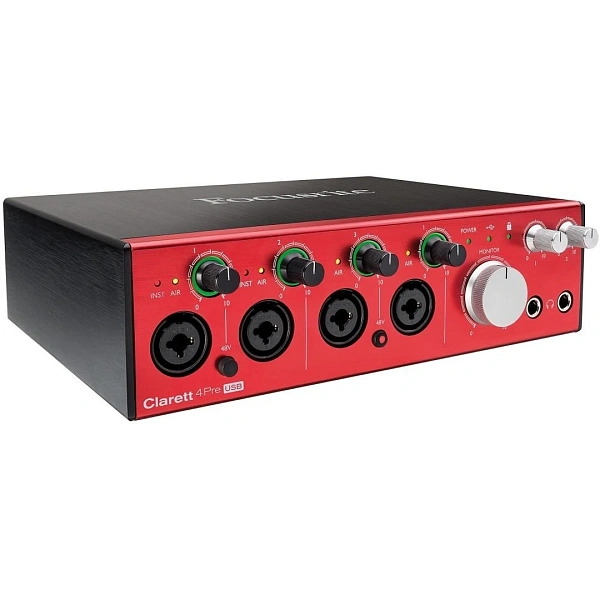 Аудиоинтерфейс Focusrite Clarett 4Pre USB