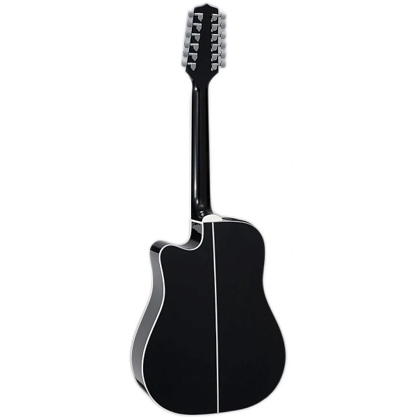12-струнная электроакустическая гитара Takamine GD38CE-BLK