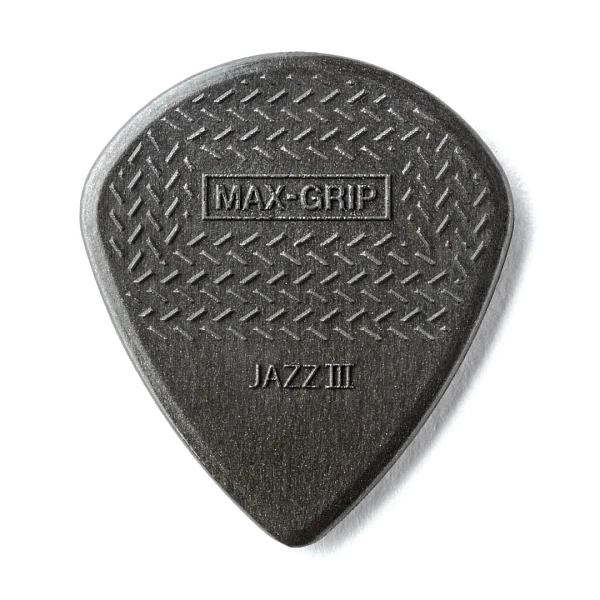 Набор медиаторов Dunlop 471P3C Max Grip Carbon Jazz III 1.38