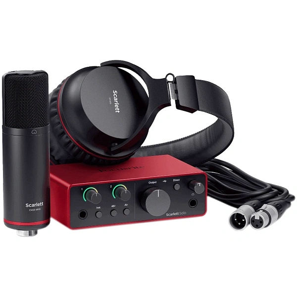 Студийный комплект Focusrite Scarlett Solo Studio 4th gen