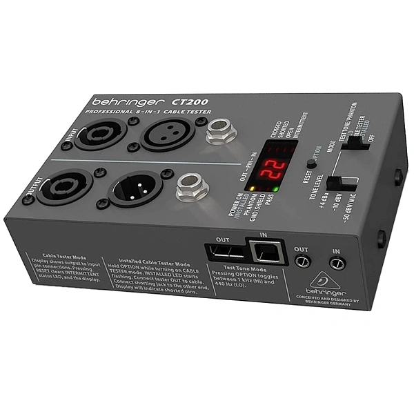 Тестер для кабелей Behringer CT200