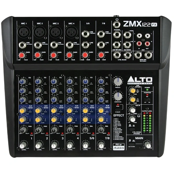 Микшерный пульт Alto ZMX122FX