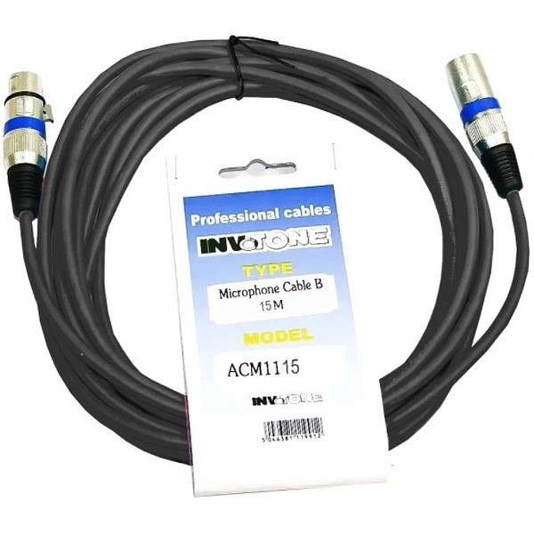 Микрофонный кабель Invotone ACM1115/BK