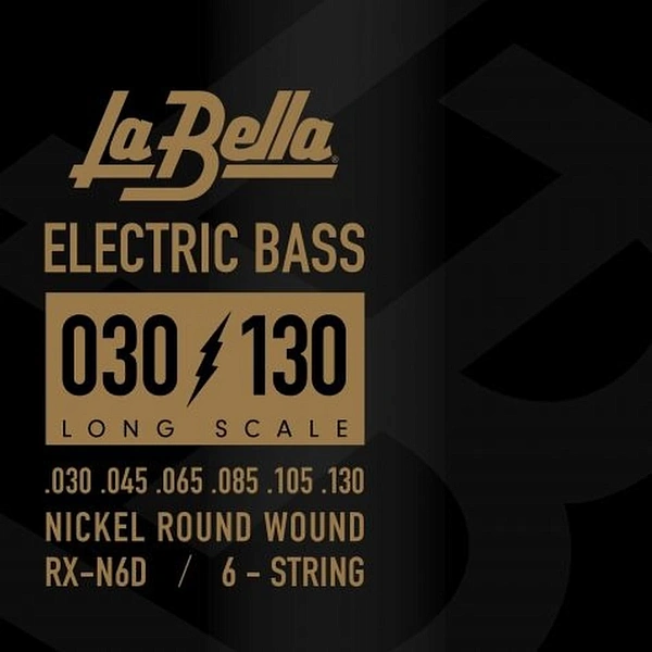 Струны для бас-гитары La Bella RX-N6D 30-130