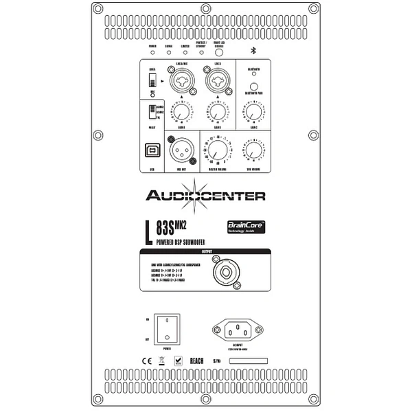 Сабвуфер Audiocenter L83S MK2