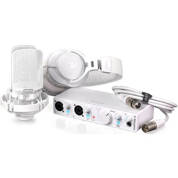 Студийный комплект Arturia MiniFuse Recording Pack White
