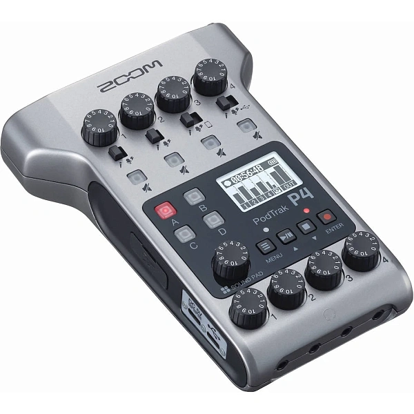 Портативный рекордер-портастудия Zoom PodTrak P4