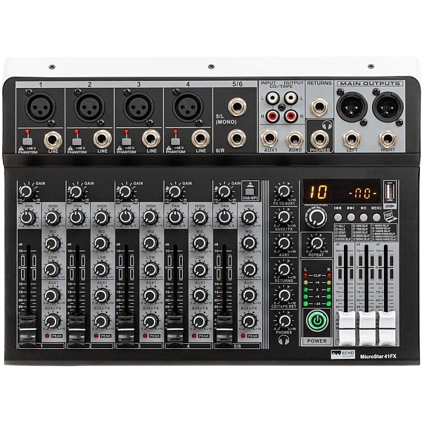 Микшерный пульт Echo Acoustic MicroStar 41FX