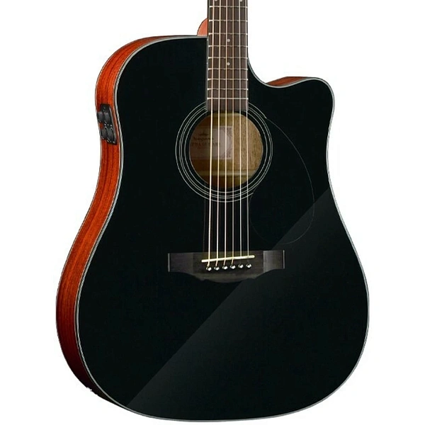 Трансакустическая гитара Kepma EDCE K10 Black Matt