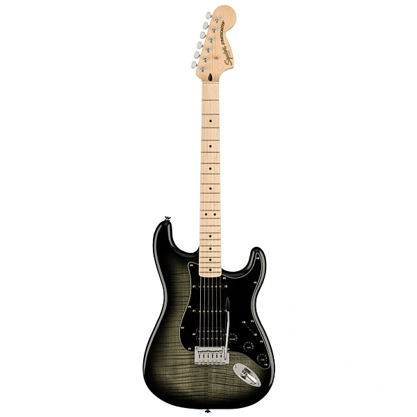 Электрогитара Fender Squier Affinity Stratocaster FMT HSS MN Black Burst