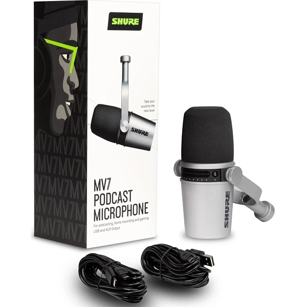 Микрофон Shure MV7-S